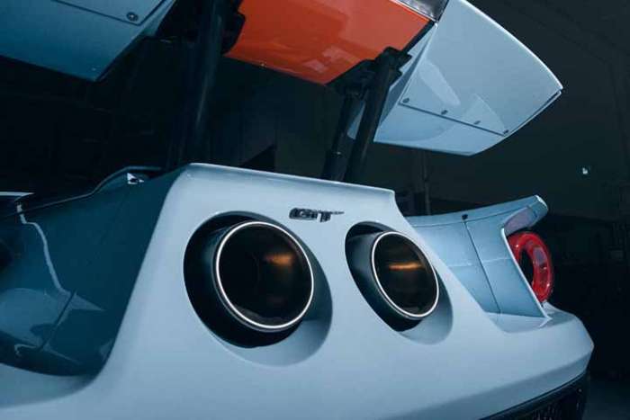 2020 Ford GT exhaust