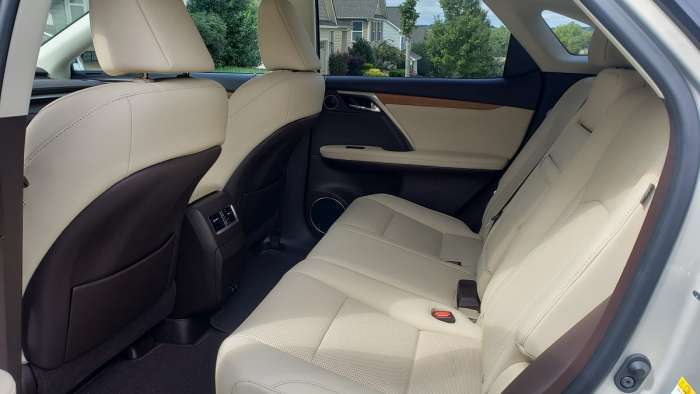 2020 Lexus RX 350 back seat