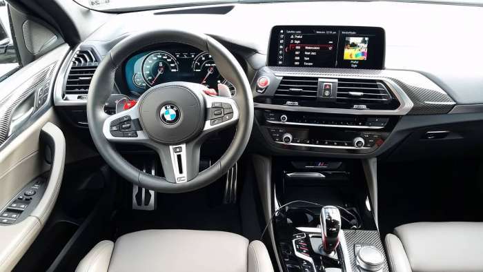 2020 BMW X4 M Competition Interior front dash board