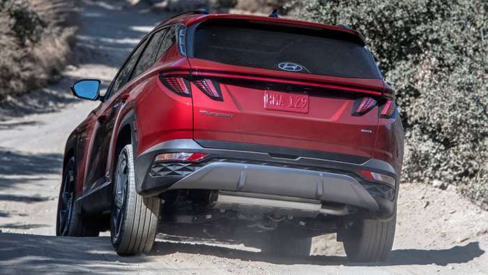 2021 Hyundai Tucson rearview