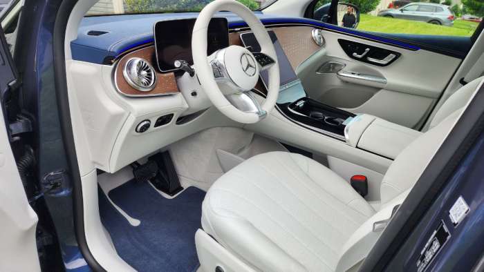 2023 Mercedes-Benz EQE 350+ Review front interior