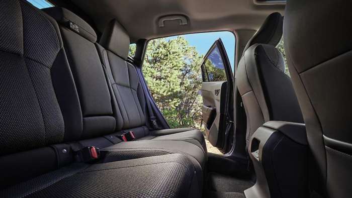 2024 Subaru Crosstrek Review: rear seat