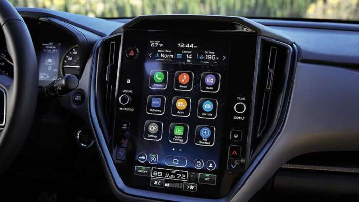 2024 Subaru Crosstrek Review: touch screen