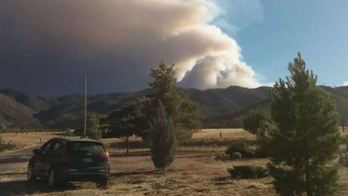 Chevy Bolt EV California Wildfires