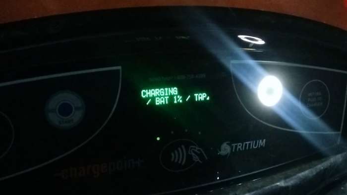 Chevy Bolt EV ChargePoint Tritium