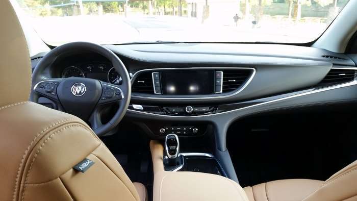 full dashboard of the 2020 buick enclave essence suv