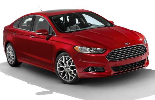 Ford Fusion 2013, Front size