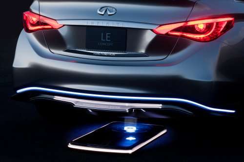 Inductive charging of the Infiniti LE Concept