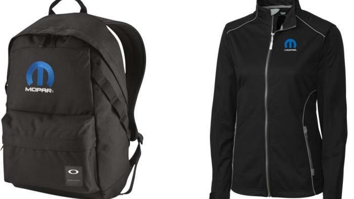 Mopar Backpack and Women's Jacket