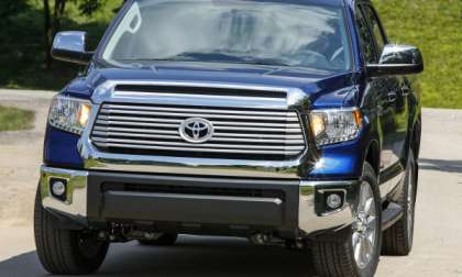 The front end of the 2014 Toyota Tundra Limited CrewMax