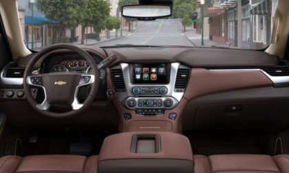 The 2015 Chevrolet Suburban interior