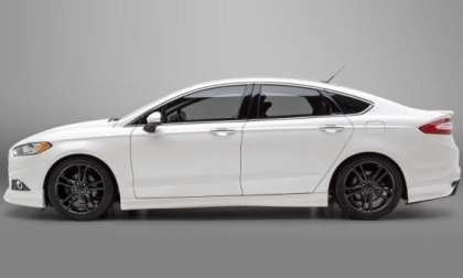 2013-2014 3dCarbon Ford Fusion Body Kit Package side profile