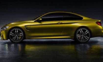 The side profile of the BMW M4 Concept