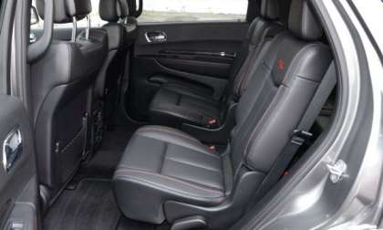 The rear seats of the 2013 Dodge Durango R/T