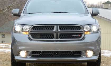 The front end of the 2013 Dodge Durango R/T