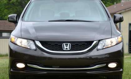 The front end of the 2013 Honda Civic EX-L