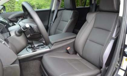 The front seats of the 2013 Acura RDX