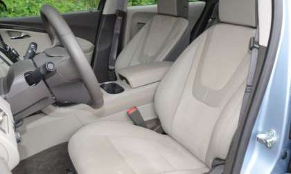 The front interior of the 2013 Chevrolet Volt