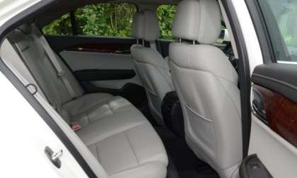 The rear seats of the 2013 Cadillac ATS 2.5L Luxury 