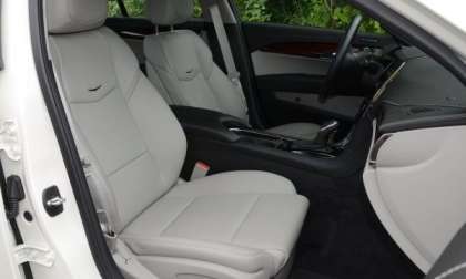 The front seats of the 2013 Cadillac ATS 2.5L Luxury 