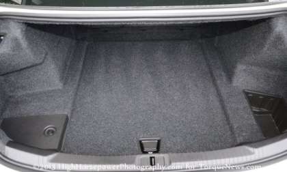 The trunk of the 2013 Cadillac ATS 2.5L Luxury 