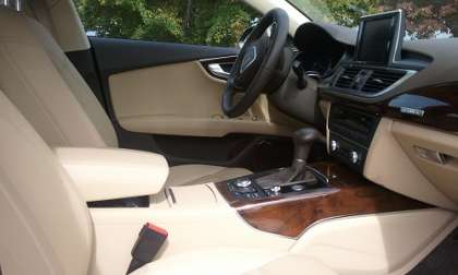 2012 Audi A7 front seat interior