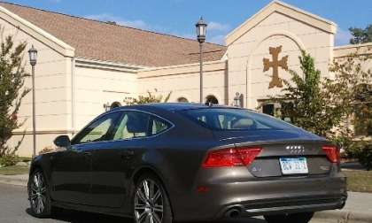 Rear Side View of 2012 Audi A7
