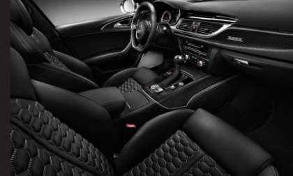 The interior of the new 2013 Audi RS6 Avant 
