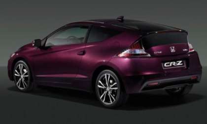 The rear end of the 2013 Honda CR-Z