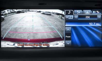 The 12.3" information screen of the 2013 Lexus GS450h 