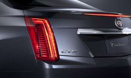 The back end of the 2014 Cadillac CTS sedan