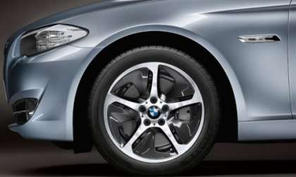 The new BMW ActiveHybrid 5 Series wheel