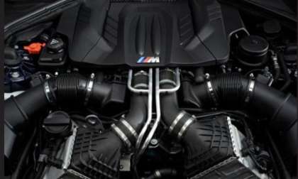 The engine of the 2012 BMW M6 Convertible