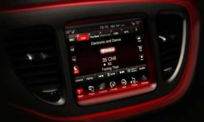 The center stack of the 2013 Dodge Dart