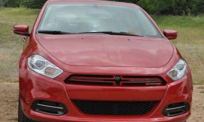 The front end of the 2013 Dodge Dart SXT Turbo