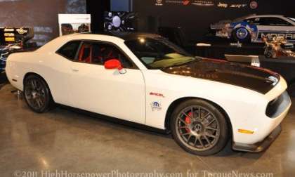 The Dodge Challenger SRT8 ACR from the side