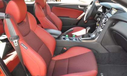 The interior of the 2013 Hyundai Genesis Coupe 3.8 R-Spec