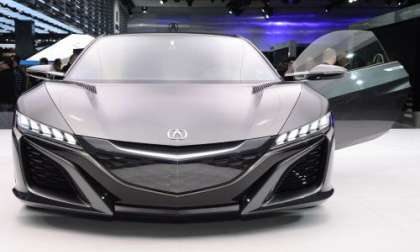 The front end of the 2013 Acura NSX Concept