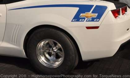 The rear quarter panel of the Chevrolet Camaro COPO Concept