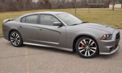 The side profile of the 2012 Dodge Charger SRT8