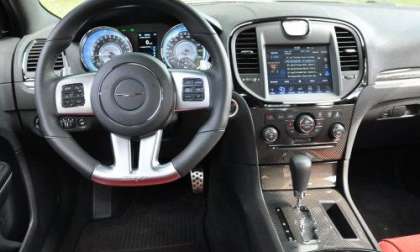 The dash of the 2012 Chrysler 300C SRT8