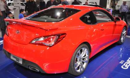The back end of the 2013 Hyundai Genesis Coupe 3.8