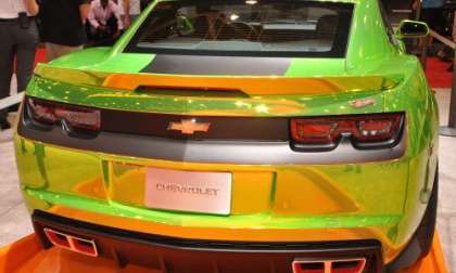 The rear side of the Chevrolet Camaro Hot Wheels Concept