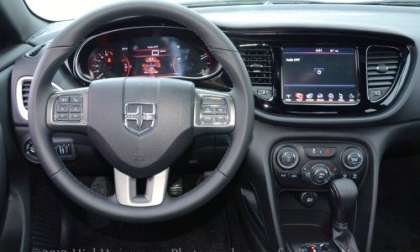 The dash area of the 2013 Dodge Dart Limited