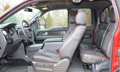 The interior of the 2013 Ford F150 FX4