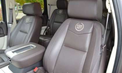The seats of the 2013 Cadillac Escalade Platinum