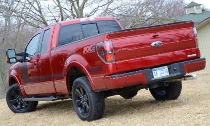 The rear end of the 2013 Ford F150 FX4
