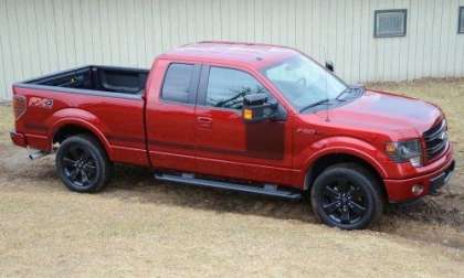 The side view of the 2013 Ford F150 FX4