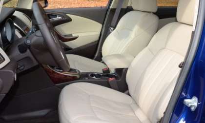 The front seats of the 2013 Buick Verano
