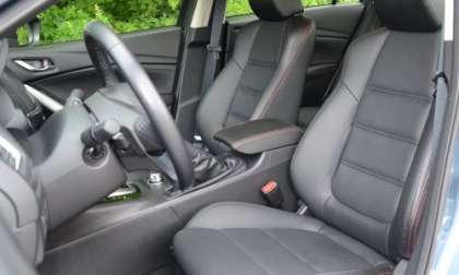 The front seats of the 2014 Mazda6 Grand Touring